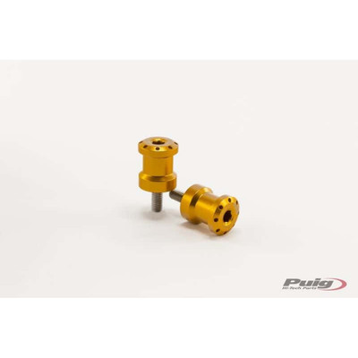 PUIG SWINGARM SPOOLS HI-TECH 6MM GOLD 2/PK 5922O
