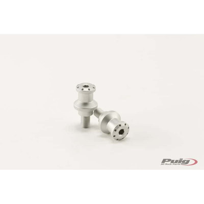 PUIG SWINGARM SPOOLS HI-TECH 10MM SILVER 2/PK 5924P