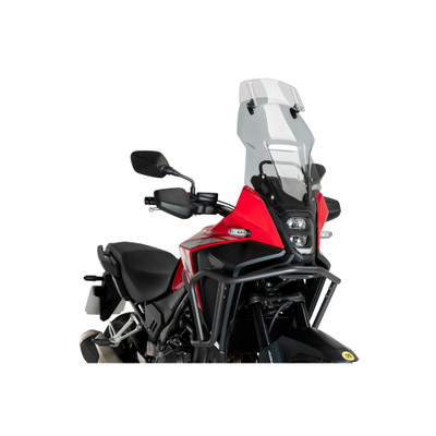 PUIG MULTI-ADJUSTABLE VISOR 2.0 CLIP-ON SMOKE 300X130MM 20764H