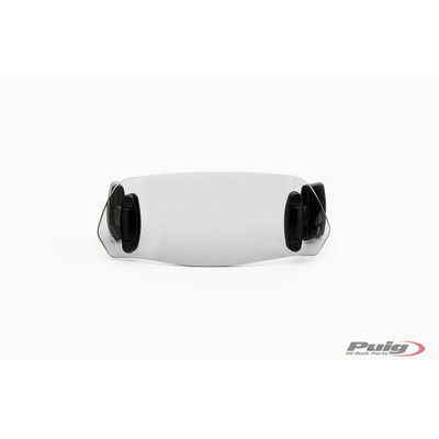 PUIG VISOR MULTI-ADJUSTABLE CLIP-ON SMOKE 100X315MM 6375H