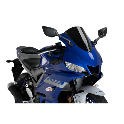 PUIG WINDSCREEN RACING BLACK YAM 3737N