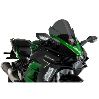 PUIG WINDSCREEN Z-RACING DARK SMOKE KAW 21714F