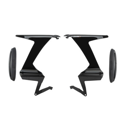 PUIG RACE SIDE SPOILERS BLACK KAW 21858N