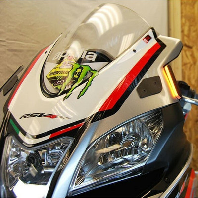 NEW RAGE CYCLES FRONT LED TURN SIGNALS APR RSV4-FB