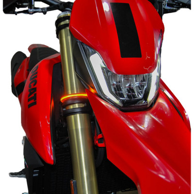 NEW RAGE CYCLES FRONT LED TURN SIGNALS DUC 698-FB