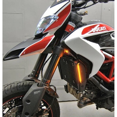 NEW RAGE CYCLES FRONT LED TURN SIGNALS DUC HYPER-SMS