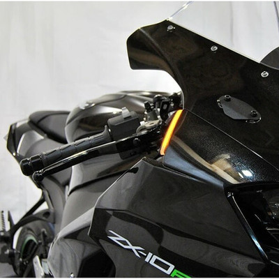 NEW RAGE CYCLES FRONT LED TURN SIGNALS KAW ZX10-FS-20