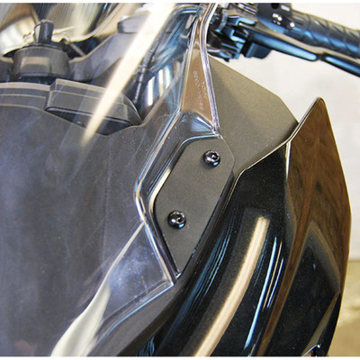 NEW RAGE CYCLES MIRROR BLOCK OFF PLATES KAW N-400-MBO