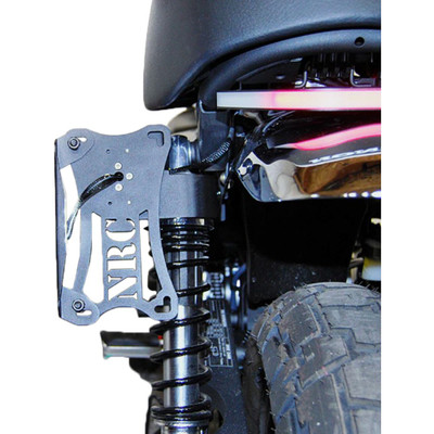 NEW RAGE CYCLES SIDE MOUNT LICENSE PLATE HON MONKEY-SIDE