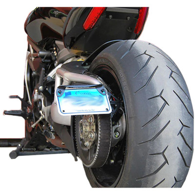 NEW RAGE CYCLES SIDE MOUNT LICENSE PLATE DUC XD-SIDE
