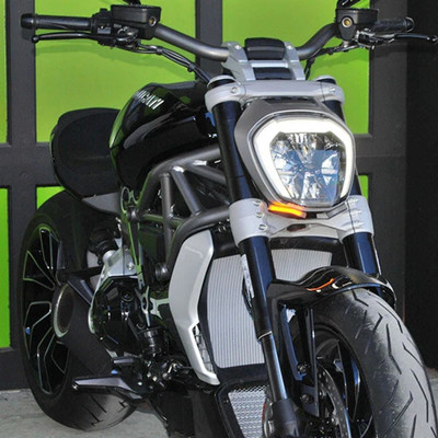 NEW RAGE CYCLES FRONT LED TURN SIGNALS DUC XD-FS-D