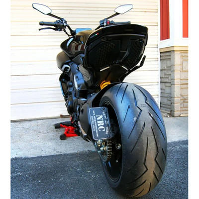 NEW RAGE CYCLES SIDE MOUNT LICENSE PLATE DUC DV4-SIDE