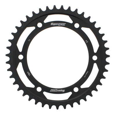 SUPERSPROX REAR SPROCKET STEEL 43T-525 BLK HON RFE-1307-43-BLK