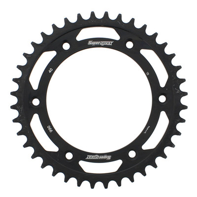 SUPERSPROX REAR SPROCKET STEEL 40T-520 BLK HUS/HUSQ/KTM RFE-990-40-BLK