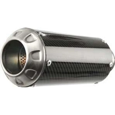 HOTBODIES MGP EXHAUST SLIP-ON CARBON FIBER STAINLESS END CAP 61702-2404