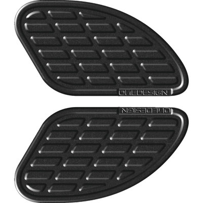 ONE EMBLEMS TANKPAD SOFT TOUCH LEATHER L&R BLACK BUMPS13P