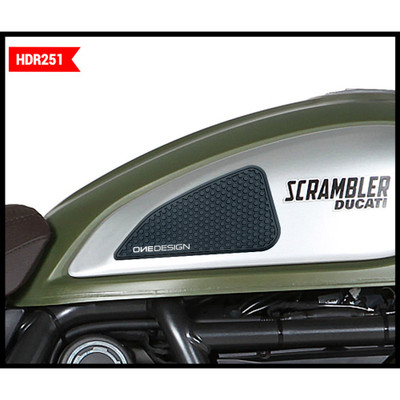 ONE EMBLEMS HDR TANK SIDE PAD BLACK DUC HDR 251