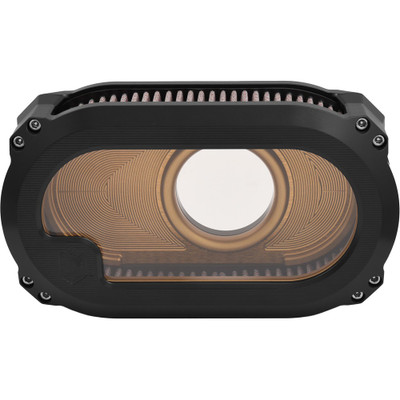 KENS FACTORY NL M8 AIR CLEANER W/GLASS BLACK W/GOLD NXT-01BG
