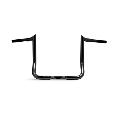 BAGGERNATION 10" MONKEY BAGGER BARS BLACK `86-23 FLH/FLT MBB125-10 B