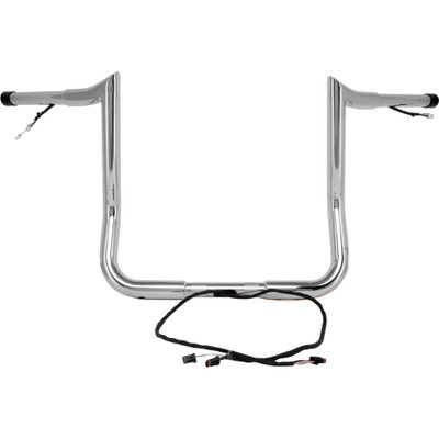 BAGGERNATION 14" MONKEY BAGGER BAR PREWIRED CHROME `14-23 FLH/FLT MBBPW-14 C