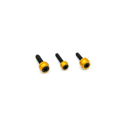 SANTORO FABWORX CHACHO'S BOLT KIT GOLD M8 ENG TRANS PRIM BLK SF10023B