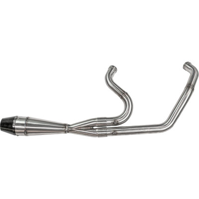 SAWICKI 2IN1 M8 SOFTAIL SHORTY PIPE BRUSHED SS 930-01236