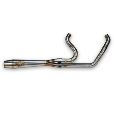 SAWICKI INTMDTR M8 SOFTAIL MID CANNON BRUSHED SS 930-02625