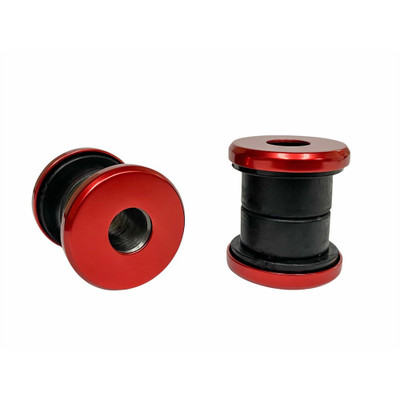 PRO ONE HANDLEBAR RISER DAMPER KIT POLYURETHANE BUSHING RED ANODI 103070R
