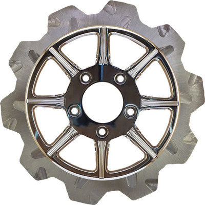 LYNDALL BRAKES HIGH CARBON STEEL PHOENIX REAR ROTOR CHROME 11.5" 2002-2003