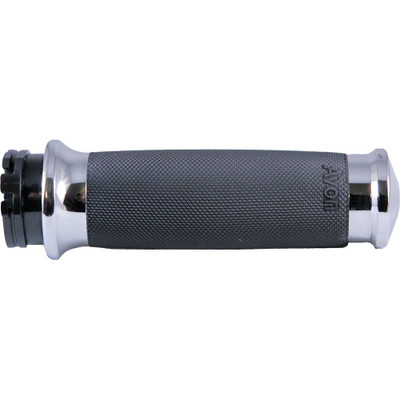 AVON CUSTOM CONTOUR GRIPS CABLE THROTTLE CHROME CC-85-CH