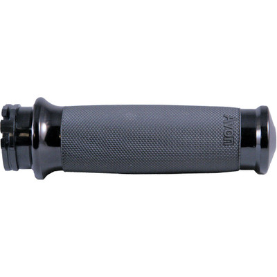 AVON CUSTOM CONTOUR GRIPS HEATED CABLE THROTTLE BLACK CC-86-ANO-HT