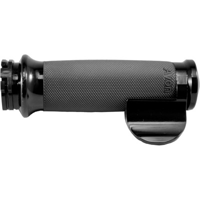 AVON CUSTOM CONTOUR GRIPS TBW THROTTLE BOSS BLACK CC-86-AN-BO-FLY