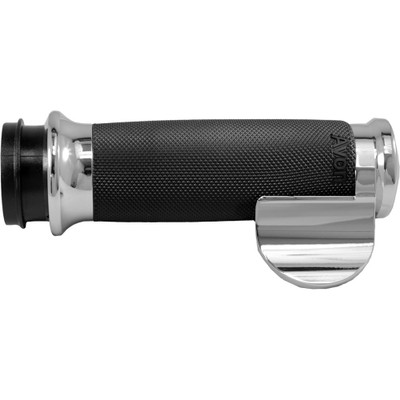 AVON CUSTOM CONTOUR GRIPS TBW THROTTLE BOSS CHROME CC-85-CH-BO-FLY