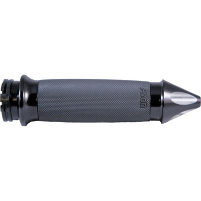 AVON CUSTOM CONTOUR GRIPS SPIKE HEATED TBW BLACK CC-86-AN-S-F-HT