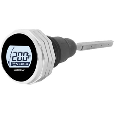 KOSO DIGITAL OIL DIPSTICK SILVER FITS 07-16 FLH/FLT BA053011