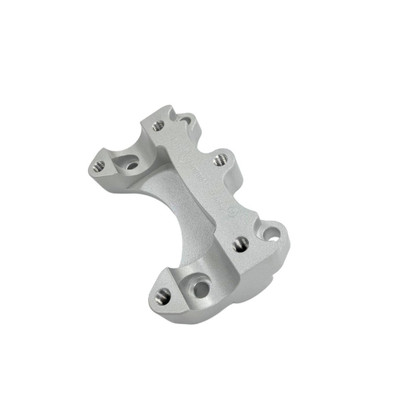 HELIBARS HANDLEBAR RISERS SILVER W/RAM BALL TRI HR06188-RB