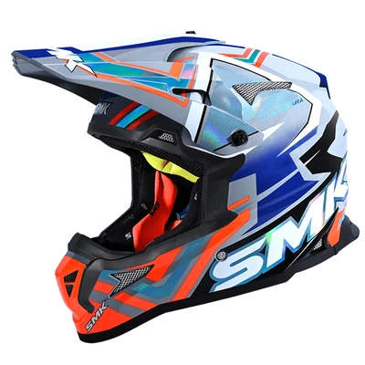 SMK Allterra X-Aces Helmet - Chrome