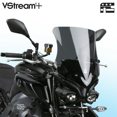 NATIONAL CYCLE VSTREAM+ WINDSCREEN LOW DARK TINT YAM N20346