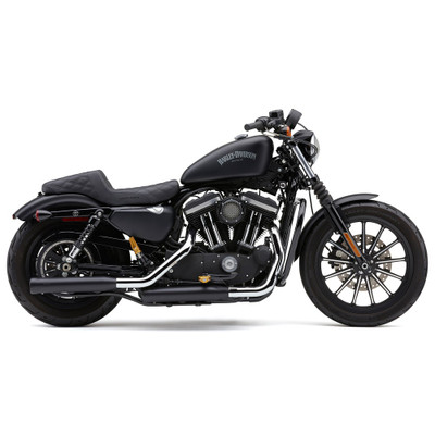 COBRA 3" NH SERIES SLIP-ONS BLACK SPORTSTER 14-22