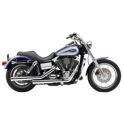 COBRA 3" NH SERIES SLIP-ONS CHROME FXDF 08-22/FXDWG 10-22