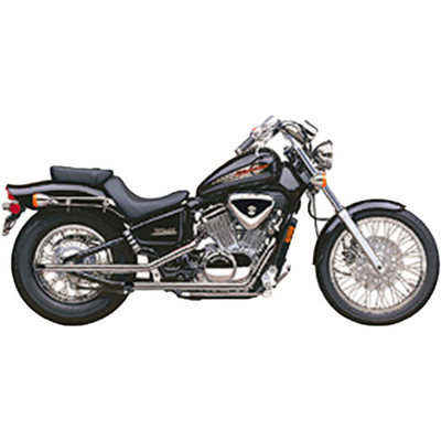 COBRA BLVD DRAG PIPES F/S CHROME HON VLX600 88-98