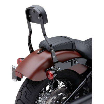 COBRA DETACHABLE BACKREST SHORT BLACK DYNA 06-17 602-2044B