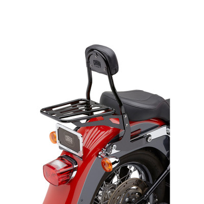 COBRA DETACHABLE BAKCREST ROUND BLACK SOFTAIL 00-06 602-2001B