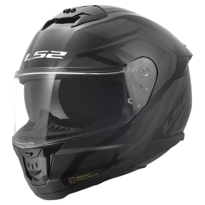 LS2 Stream II Fury Full Face Helmet Gloss Black