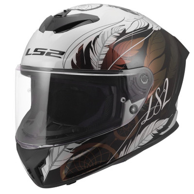 LS2 Rapid III Dreamcatcher Full Face Helmet Chameleon White