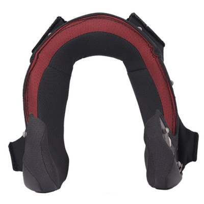 LS2 Advant II Cheek Pad Black Red Red 3XL