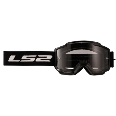 LS2 Charger Goggle Black with Clear Lens