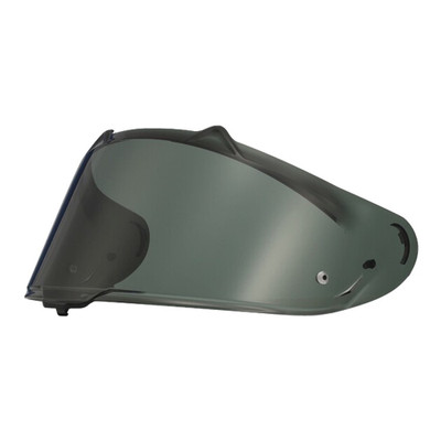 LS2 Challenger II/Dragon Carbon Outer Shield with Horns Light Smoke