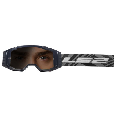 LS2 Charger Pro Goggle Charcoal Gray with Photocromic Lens