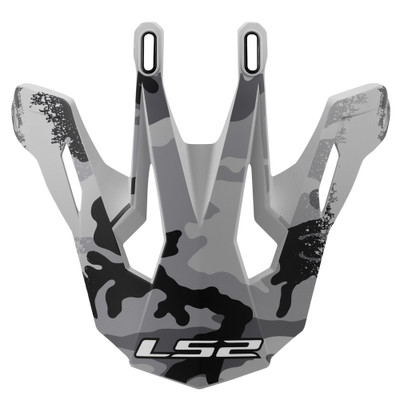 LS2 Gate Youth Peak Carbine Tonal Gray Black Black